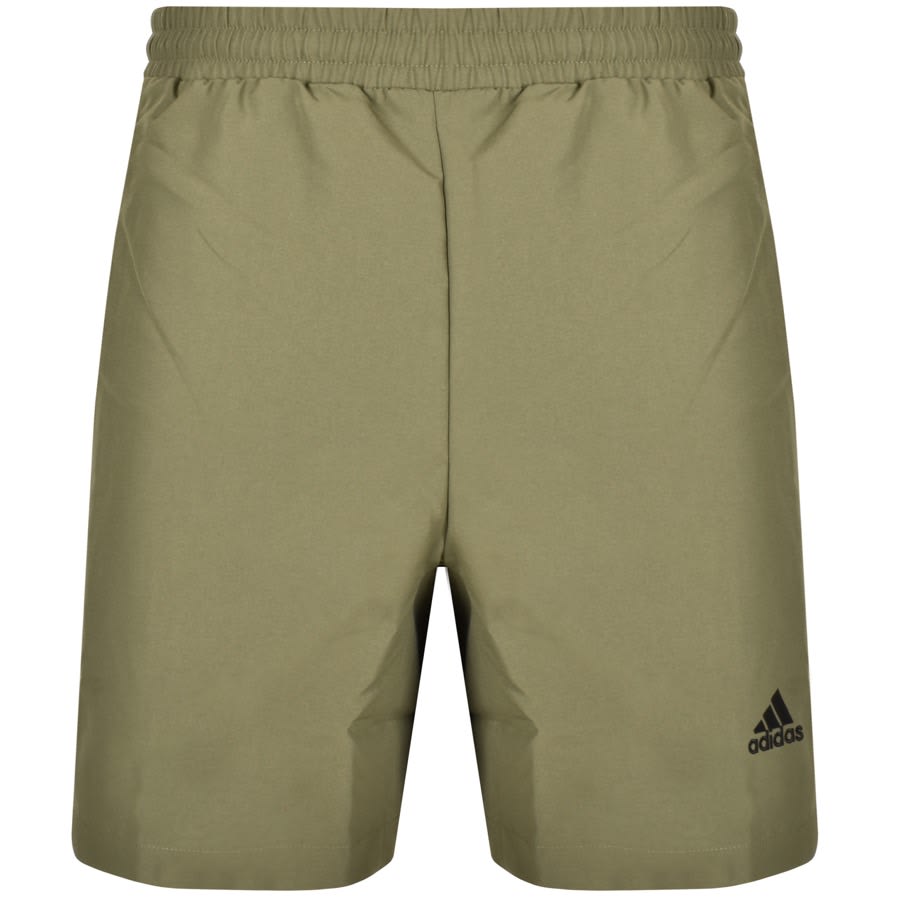 Green adidas running shorts outlet